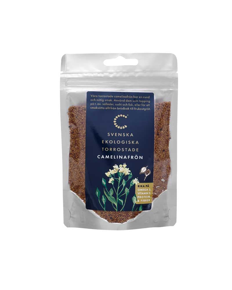 CAMELINAFRÖN KRAV  Torrostade, 100 gram