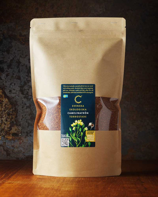CAMELINAFRÖN KRAV  Torrostade, 700 gram