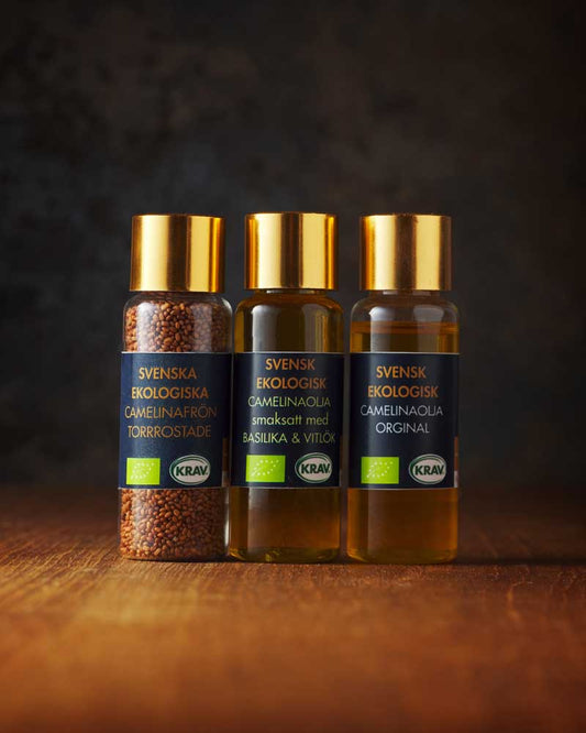 NYHET! Camelina Mini Trio (Prova-på paket) FRI FRAKT INGÅR I PRISET!