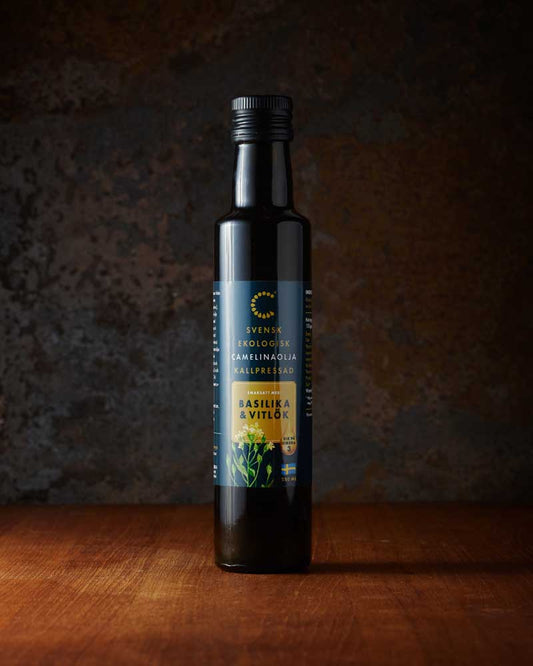 CAMELINAOLJA KRAV  Basilika & Vitlök, 250 ml