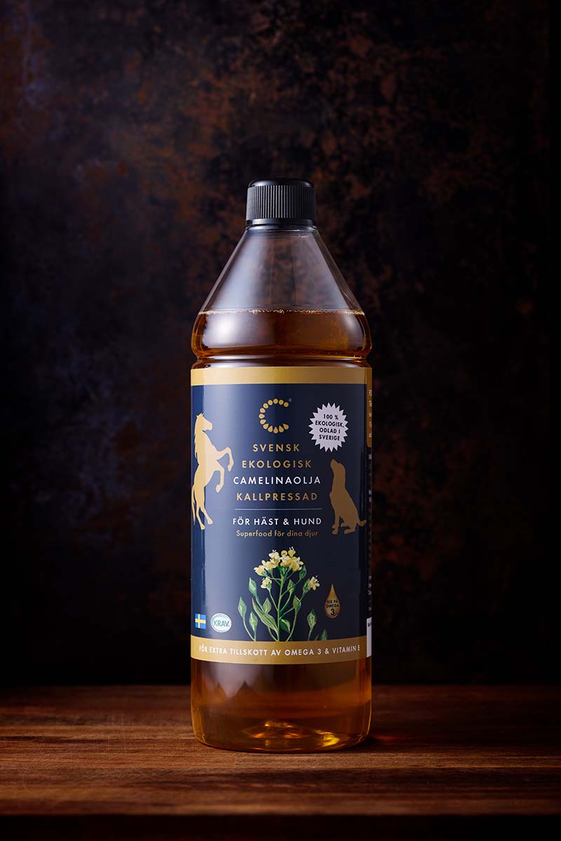 CAMELINAOLJA FÖR HÄST & HUND KRAV, 1 Liter